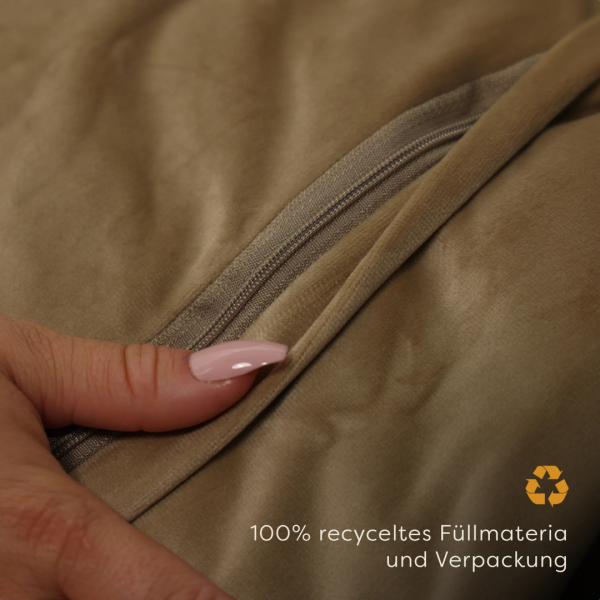 Pleafs Heizkissen Plush 45x60cm Crewel Tan, 1 Stk